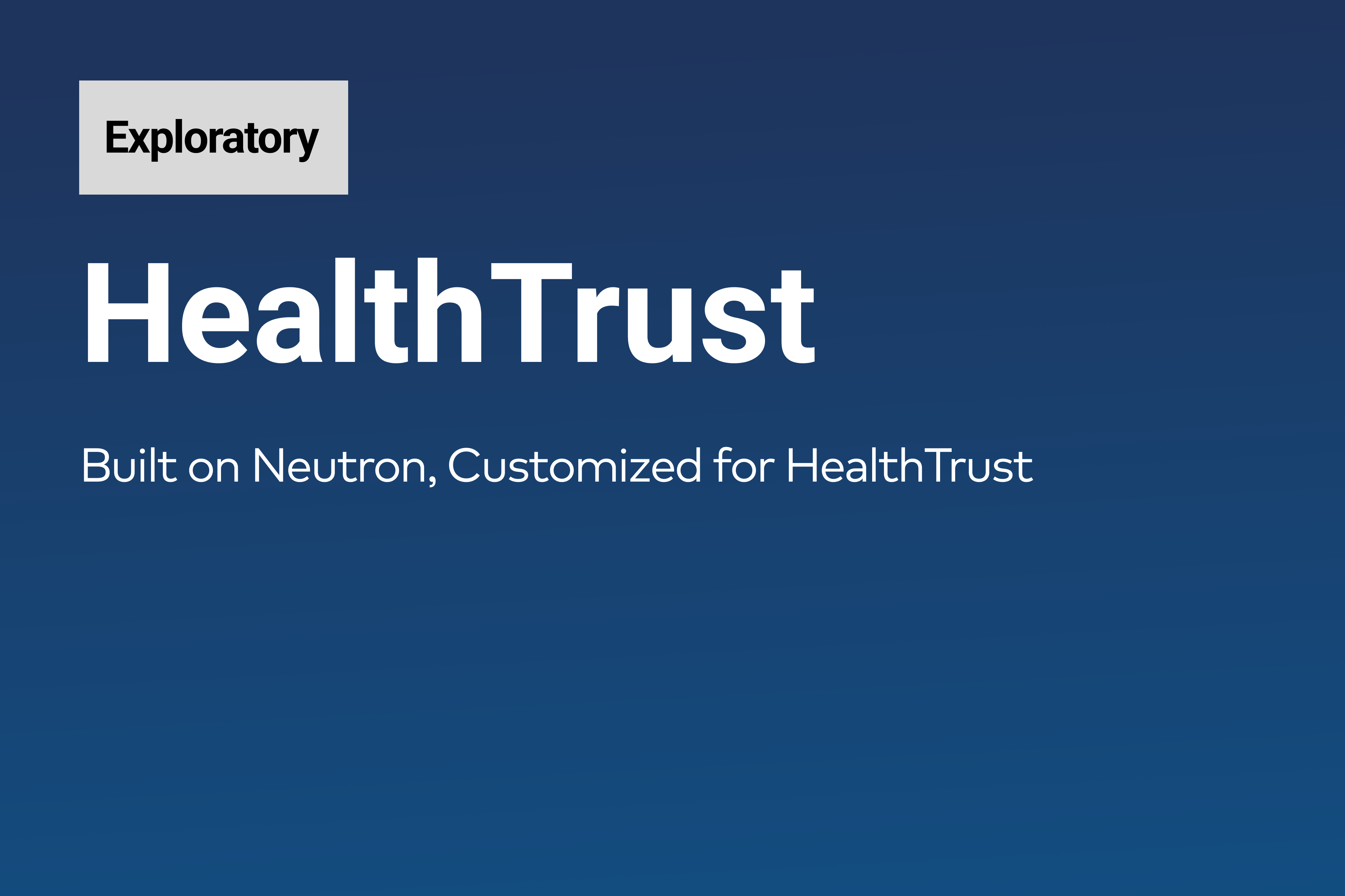 HealthTrust DS